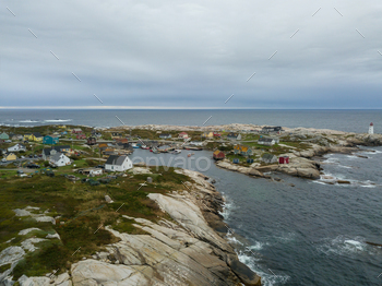 the Atlantic Ocean. Taken in Peggy Cove, near Halifax, Nova Scotia, Canada.