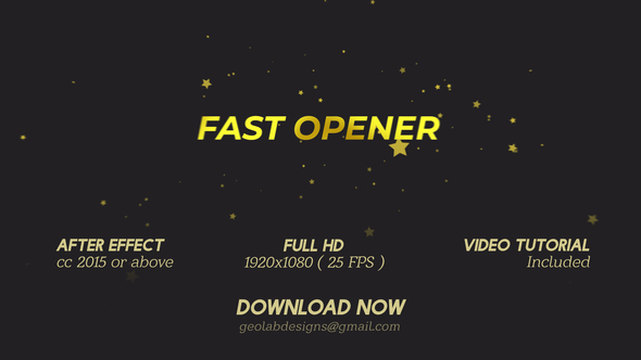 Fast Logo Opener l Minimal Logo Opener