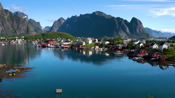 Panorama Lofoten Archipelago Islands