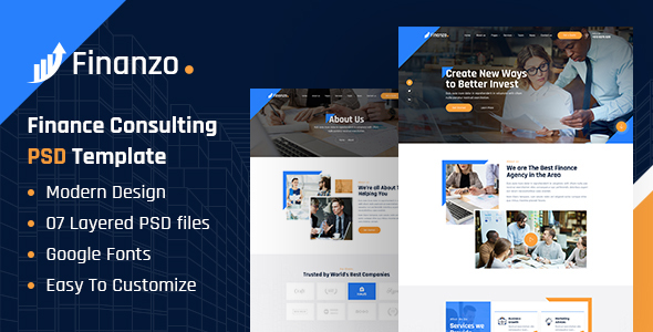 Finanzo | PSD Template