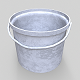 Old Paint Bucket - Realistic 3D Lowpoly Model - 3DOcean Item for Sale