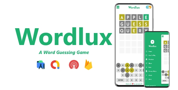 Wordlux - A Word Guessing Game App | ADMOB, FIREBASE, ONESIGNAL
