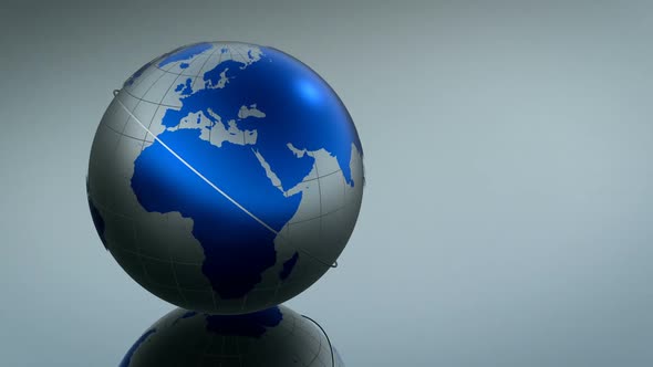 Clean Blue Globe