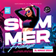 Summer Friday Neon Party Flyer - GraphicRiver Item for Sale