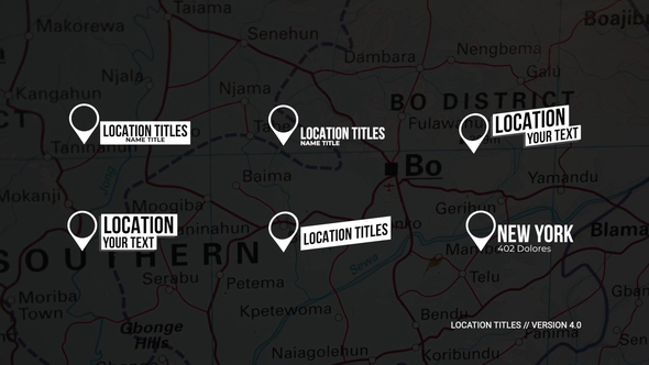 Location Titles | After Effects alt