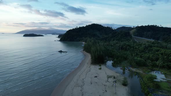 The Beaches at the most southern part of Borneo Island