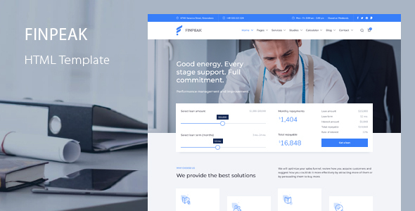 Finpeak - Finance Consulting Template