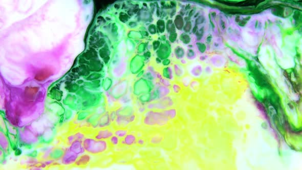 Color Explosion Abstract Vivid Art Painting Texture  alt