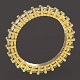 Ring 27 gems 3D print model - 3DOcean Item for Sale
