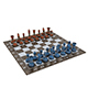 Chess realistic 3D model - 3DOcean Item for Sale