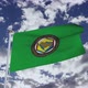 Gulf Cooperation Council Flag With Sky - VideoHive Item for Sale