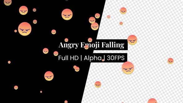 Angry React Emoji Falling alt