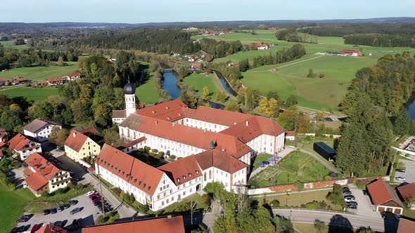 Beuerberg Monastery, Eurasburg, Toelzer Land, Bavaria, Germany