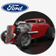 Ford 1934 3 window coupe Hot Rod - 3DOcean Item for Sale