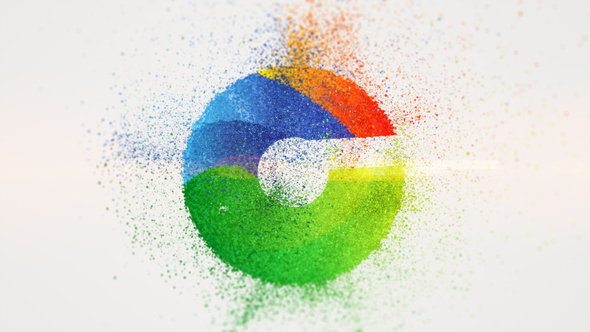 2in1 3D Particle Logo alt