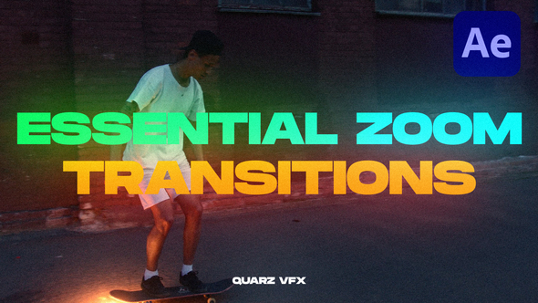 Essential Zoom Transitions for After Effects alt