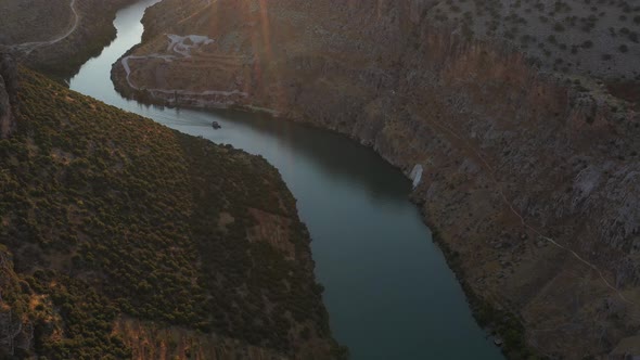 Canyons And Curly River Aerial View 2