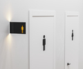 toilet door, women and men wc door, 3d render - PhotoDune Item for Sale