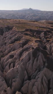 Cappadocia Landscape Aerial View