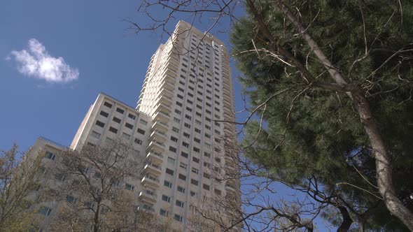 Low angle view of a tall building