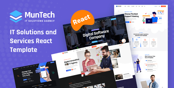 Muntech - Technology & IT Solutions React Template