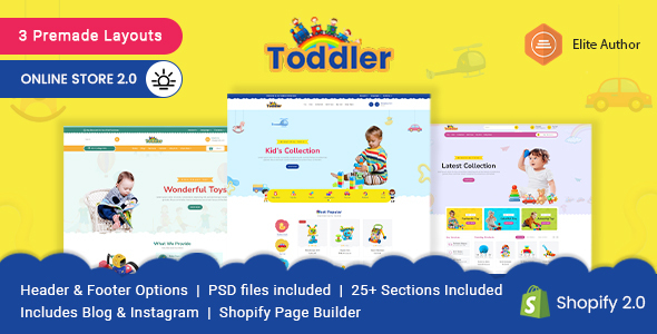 [Download] Toddler – Kids Clothing & Toys Shopify Theme