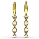 Earrings DNA 3D print model - 3DOcean Item for Sale