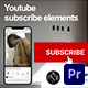Youtube Subscribe Elements | For Premiere Pro - VideoHive Item for Sale