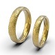 Small stones texture wedding rings 3D print model - 3DOcean Item for Sale