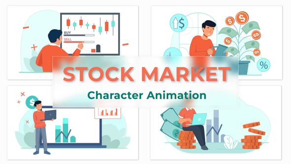 Stock Market Animation Scene Pack