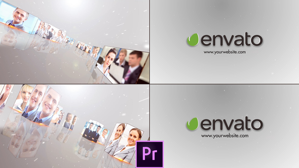 Multi Photos 3D Logo - Premiere Pro