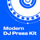 Modern DJ Press Kit & Resume Template - GraphicRiver Item for Sale