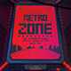 Retro Sci-Fi Flyer 80s Cyberpunk PC Monitor - GraphicRiver Item for Sale