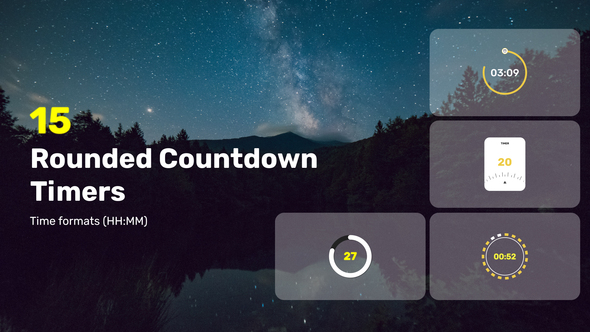 Rounded Countdown Timers