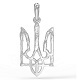 Ukraine coat of arms 4 pendant 3D print model - 3DOcean Item for Sale