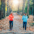 Women Running in Public Park in the Fall. - PhotoDune Item for Sale