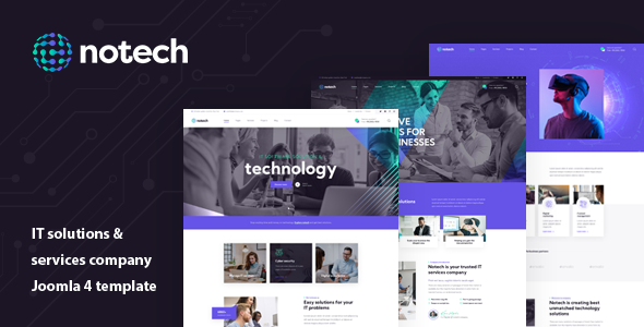 Notech - IT Solutions & Services Joomla 4 Template