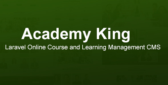 Academy King - Laravel Online Course and Learning Management CMS