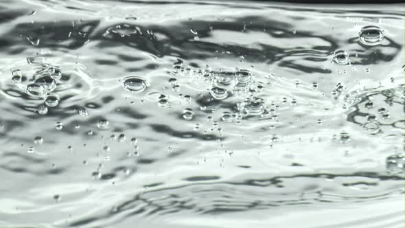 Air Bubbles Rise to the Surface of the Water