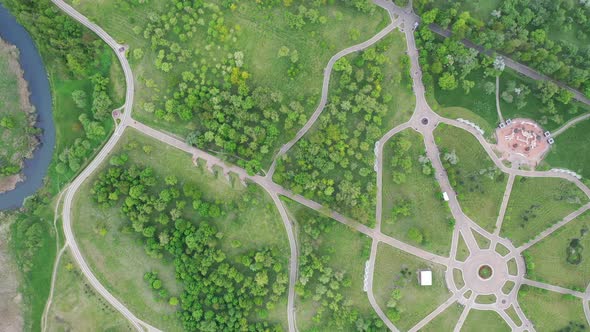 View From the Height of the Loshitsky Park in Minsk