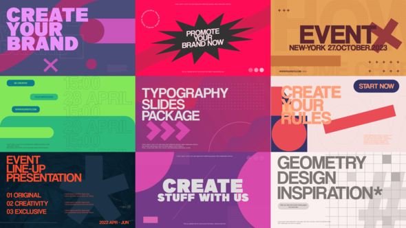 Typography Slides Pack alt