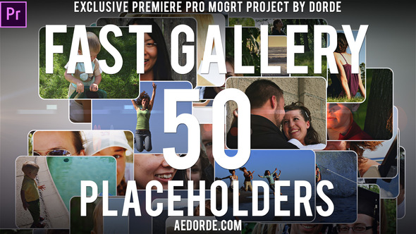 Fast Gallery - Premiere Pro Mogrt Project