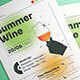 Summer Wine Flyer - GraphicRiver Item for Sale