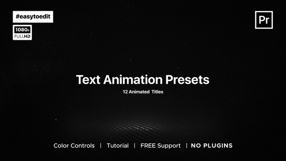 Essential Text Animation Presets