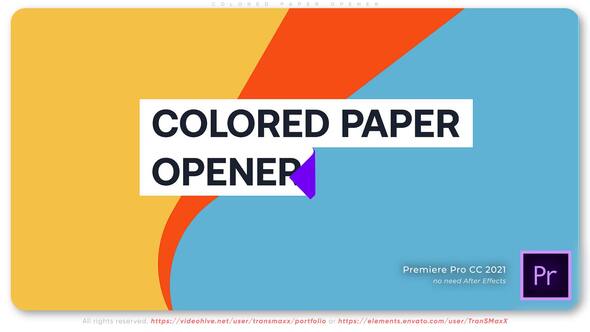 Colored Paper Opener