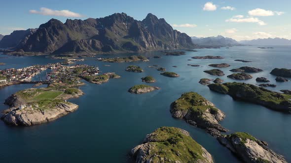 Henningsvaer Lofoten Is an Archipelago in the County of Nordland, Norway