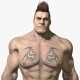 Strong Muscular Male Rigged body - 3DOcean Item for Sale