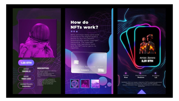 NFT stoires new product art alt