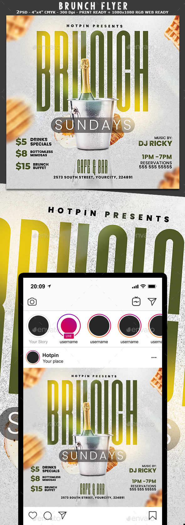 Brunch Graphics, Designs & Templates from GraphicRiver