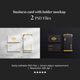 Business card with holder mockup - GraphicRiver Item for Sale